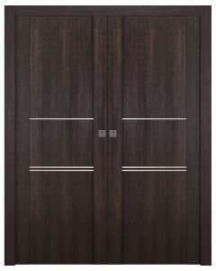 Avon 01 3H Veralinga Oak Double pocket doors