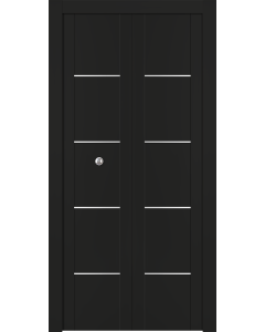 Avon 01 4H Black Matte Bi-folding doors