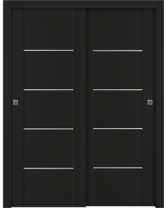 Avon 01 4H Black Matte Bypass doors
