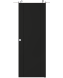 Avon 01 Black Matte Barn doors
