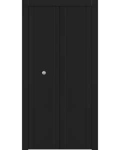Avon 01 Black Matte Bi-folding doors