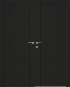 Avon 01 Black Matte Double doors