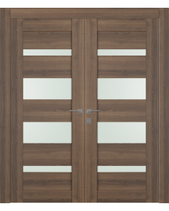 Avon 07-01 Vetro Pecan Nutwood Double doors