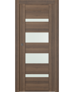 Avon 07-01 Vetro Pecan Nutwood Pocket doors