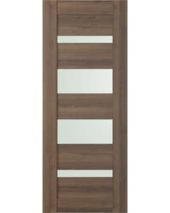 DOOR SLAB AVON 07-01 VETRO PECAN NUTWOOD 36" X 80" X 1 3/4"