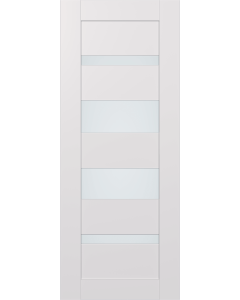 DOOR SLAB AVON 07-01 VETRO SNOW WHITE 28" X 92 1/2" X 1 3/4"