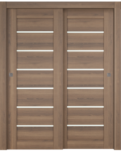 Avon 07-02 Vetro Pecan Nutwood Bypass doors