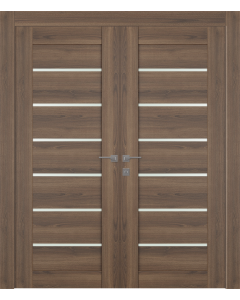 Avon 07-02 Vetro Pecan Nutwood Double doors