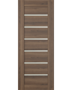DOOR SLAB AVON 07-02 VETRO PECAN NUTWOOD 36" X 80" X 1 3/4"