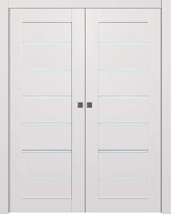 Avon 07-02 Vetro Snow White Double pocket doors