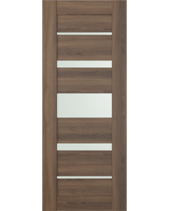 DOOR SLAB AVON 07-03 VETRO PECAN NUTWOOD 30" X 92 1/2" X 1 3/4"