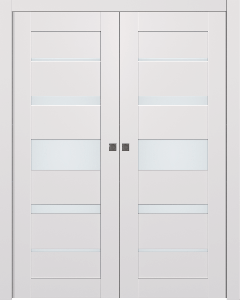 Avon 07-03 Vetro Snow White Double pocket doors