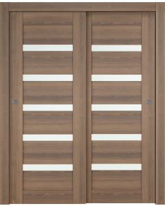 Avon 07-04 Vetro Pecan Nutwood Bypass doors