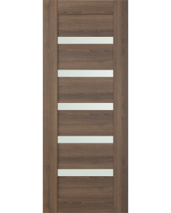 DOOR SLAB AVON 07-04 VETRO PECAN NUTWOOD 32" X 80" X 1 3/4"