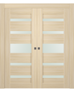 Avon 07-05 Vetro Loire Ash Double pocket doors