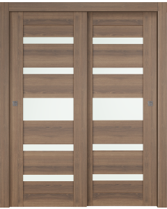 Avon 07-05 Vetro Pecan Nutwood Bypass doors