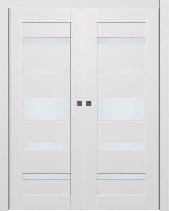 Avon 07-05 Vetro Snow White Double pocket doors