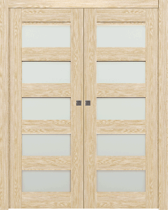 Avon 07-07 Vetro Loire Ash Double pocket doors