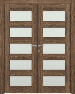 Avon 07-07 Vetro Pecan Nutwood Double doors