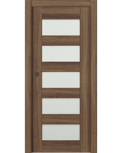 Avon 07-07 Vetro Pecan Nutwood Pocket doors