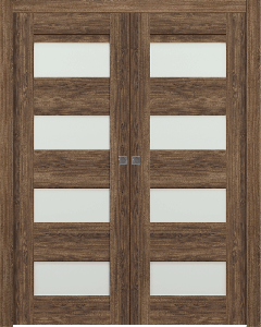 Avon 07-08 Vetro Pecan Nutwood Double pocket doors