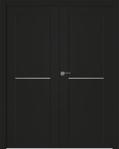 Avon 07 1H Black Matte Double doors