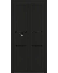 Avon 07 2H Black Matte Bi-folding doors