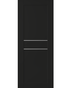 DOOR SLAB AVON 07 2HN BLACK MATTE 18" X 92 1/2" X 1 3/4"