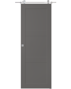 Avon 07 2Rn Gray Matte Barn doors