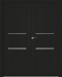 Avon 07 3H Black Matte Double doors