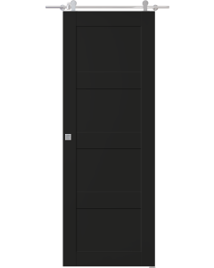 Avon 07 3R Black Matte Barn doors