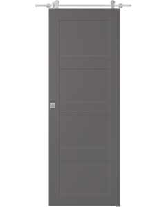 Avon 07 3R Gray Matte Barn doors