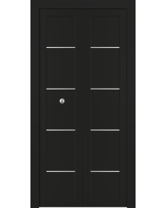 Avon 07 4H Black Matte Bi-folding doors