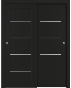 Avon 07 4H Black Matte Bypass doors