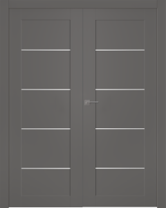 Avon 07 4H Gray Matte Double doors