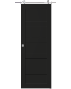 Avon 07 4R Black Matte Barn doors