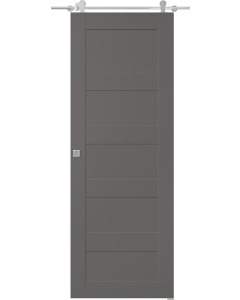 Avon 07 4R Gray Matte Barn doors