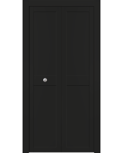 Avon 07 Rn Black Matte Bi-folding doors