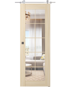 Avon 10 Lite Clear Loire Ash Barn doors