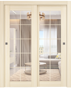 Avon 10 Lite Clear Loire Ash Bypass doors