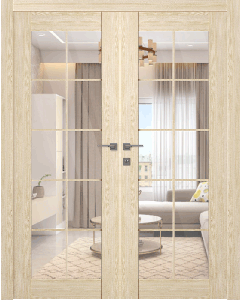 Avon 10 Lite Clear Loire Ash Double doors