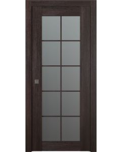 Avon 10 Lite Vetro Veralinga Oak Pocket doors