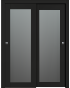 Avon 207 Vetro Black Matte Bypass doors