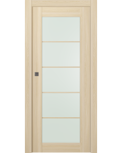 Avon 5 Lite Vetro Loire Ash Pocket doors