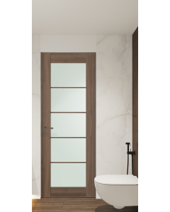 Avon 5 Lite Vetro Pecan Nutwood Frameless