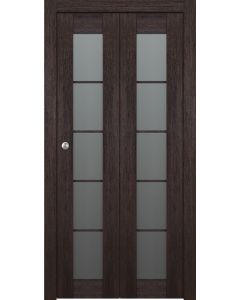 Avon 5 Lite Vetro Veralinga Oak Bi-folding doors