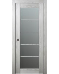Avon 5 Lite Vetro Ribeira Ash Pocket doors
