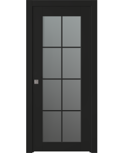 Avon 8 Lite Vetro Black Matte Pocket doors