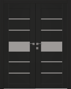 Avon 07-06 Vetro Black Matte Double doors