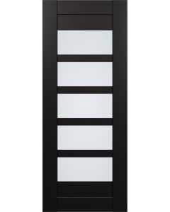 DOOR SLAB AVON 07-07 VETRO BLACK MATTE 24" X 96" X 1 3/4"